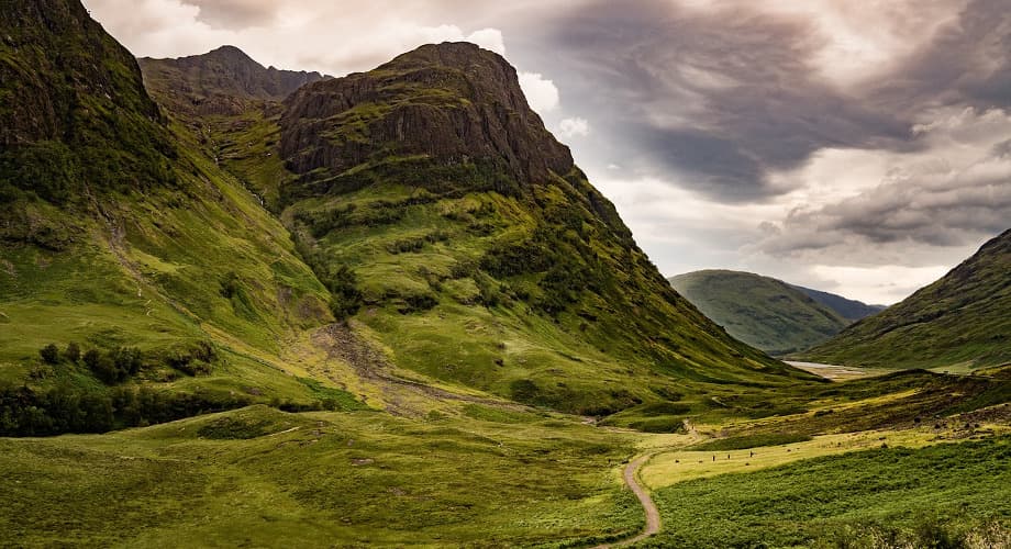 Das beeindruckende Tal Glen Coe