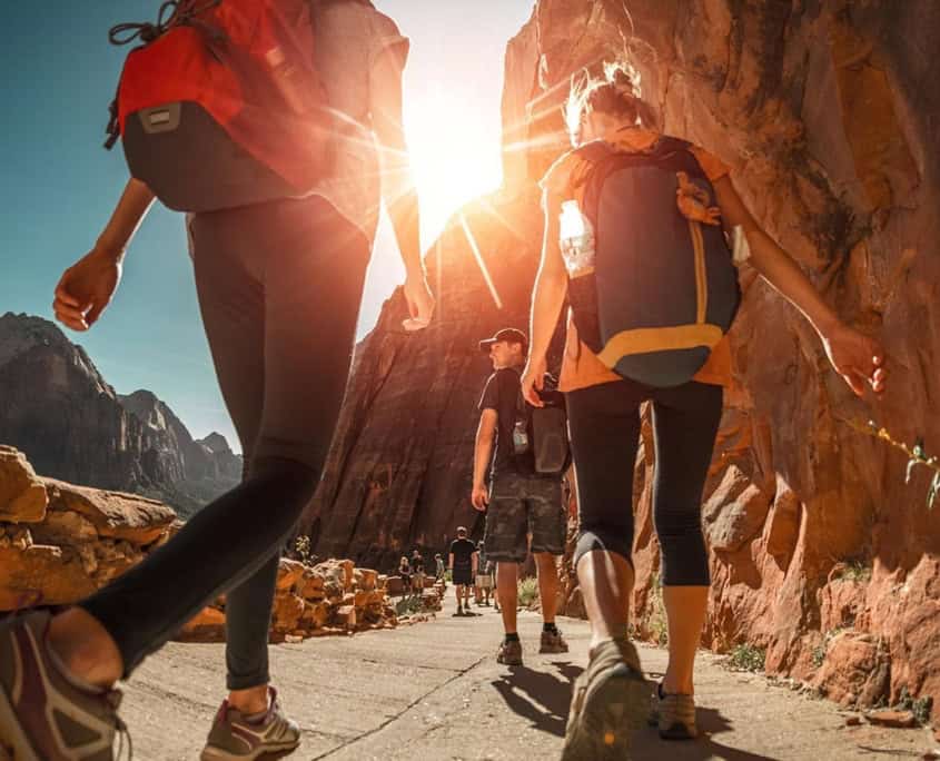 Wanderung durch den Zion National Park