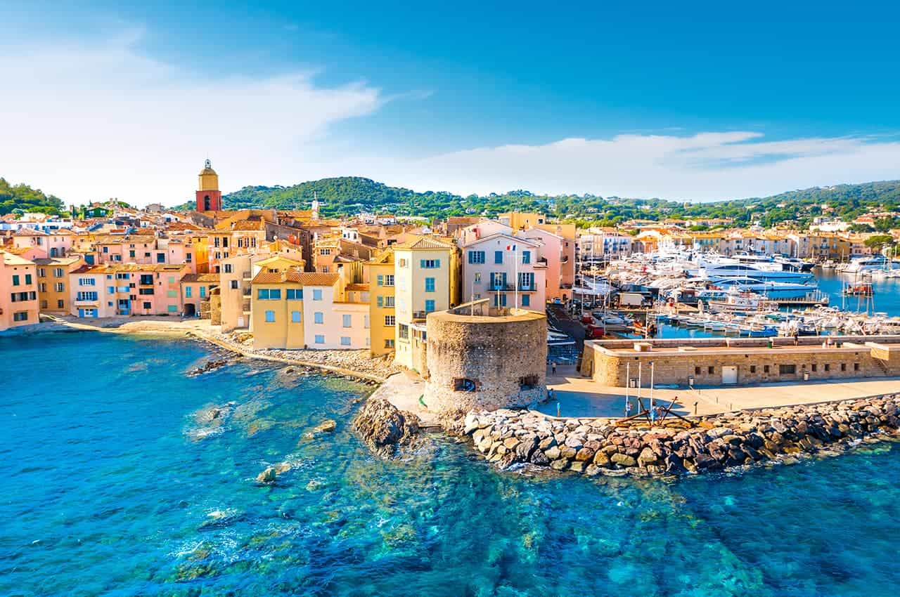 Blick auf den Hafen von St. Tropez