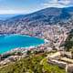 Blick auf Lekuresi Castle in Saranda Albanien